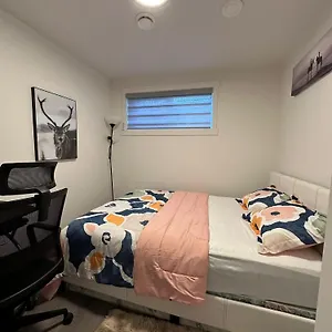  Apartment Brand New 1 Bedroom Basement Suite. Wi-fi,netflix